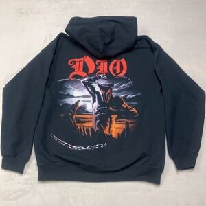 2012 Ronnie James Dio Holy Diver Hoodie‎ Heavy Metal Band Merch Black Sabbath